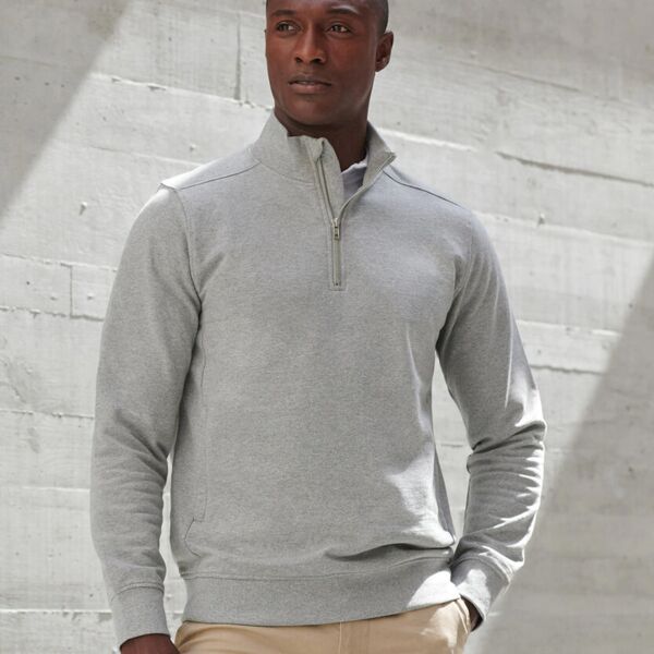 Unisex sustainable ¼-zip sweatshirt Thumbnail