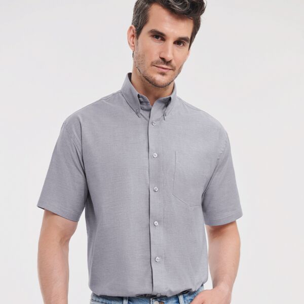 Russell Athletic Collection Short Sleeve Easy Care Oxford Shirt Thumbnail