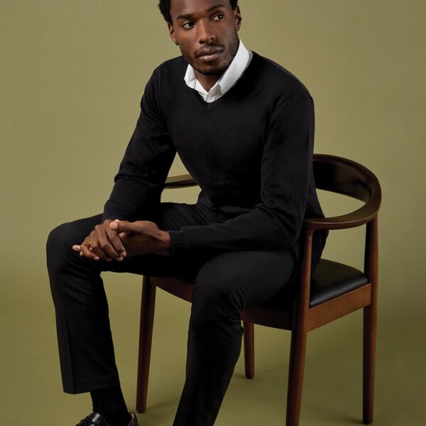 Arundel v-neck sweater long sleeve - Alimak Thumbnail